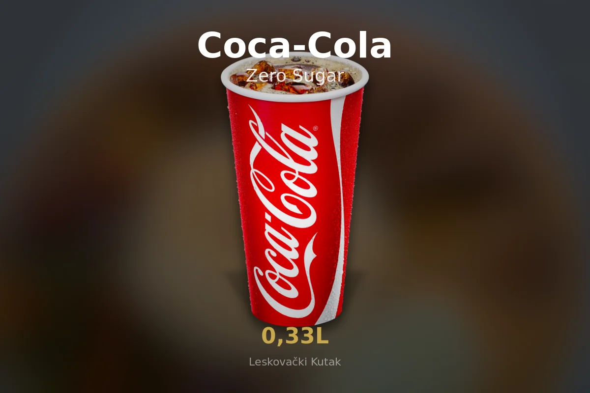 Coca-Cola Zero 0.33l