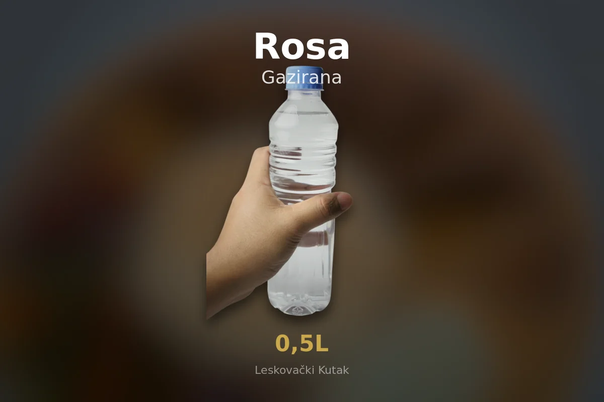 Rosa gazirana 0.5l